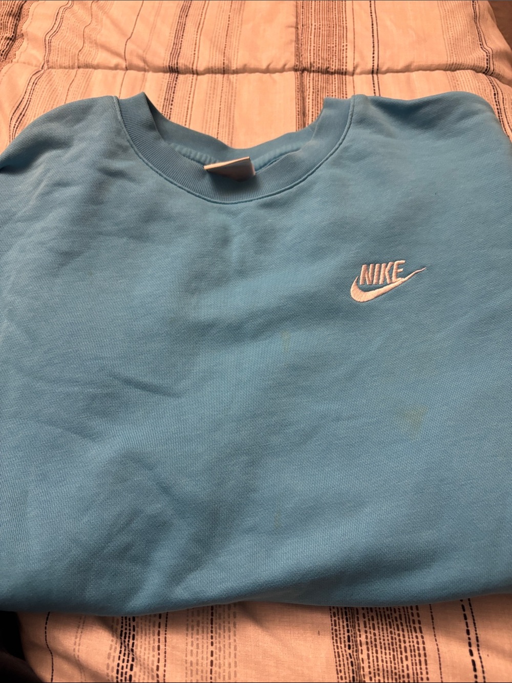 Nike Men’s Sky Blue Crewneck Sweatshirt